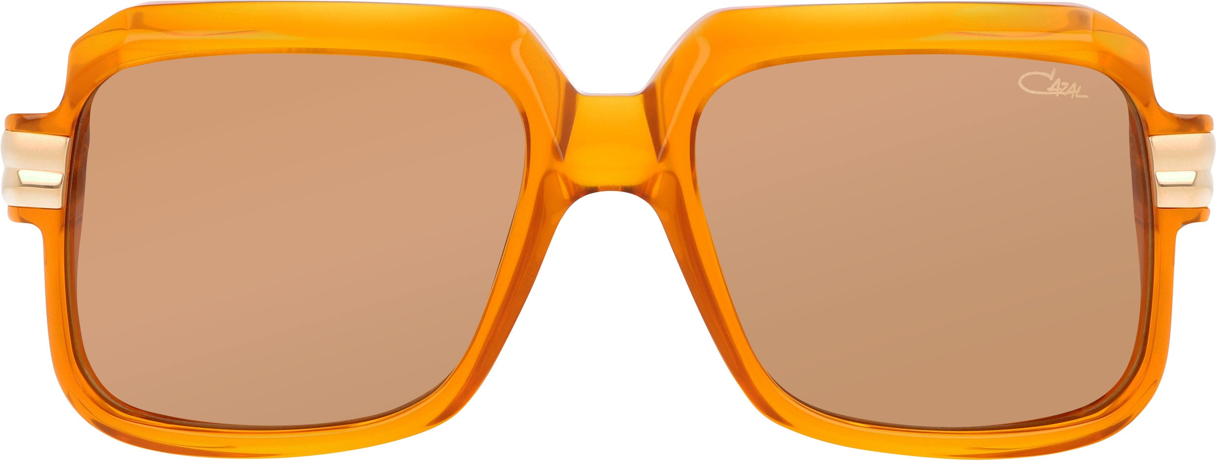 Cazal Legends 607/3 Sonnenbrille, Frontansicht Bernstein (010)