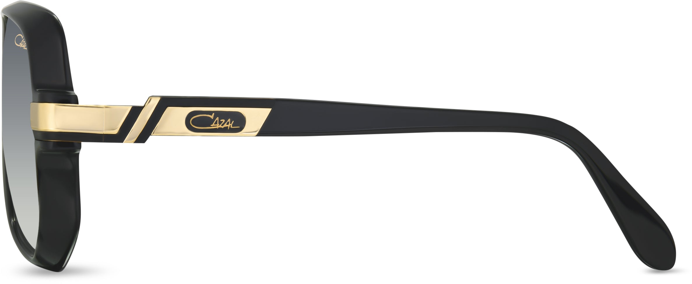 Cazal Legends 627/3 Sonnenbrille Schwarz-Gold, Seitenansicht