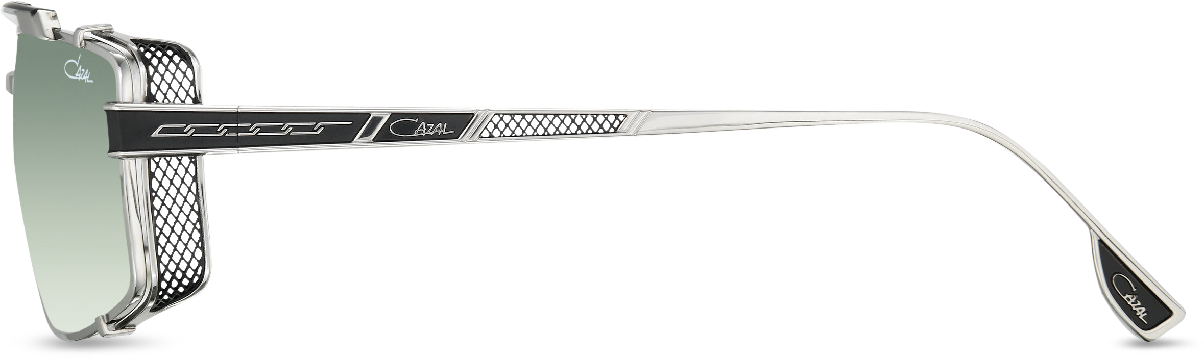 Cazal Legends 756/3 Sonnenbrille Silber, Seitenansicht