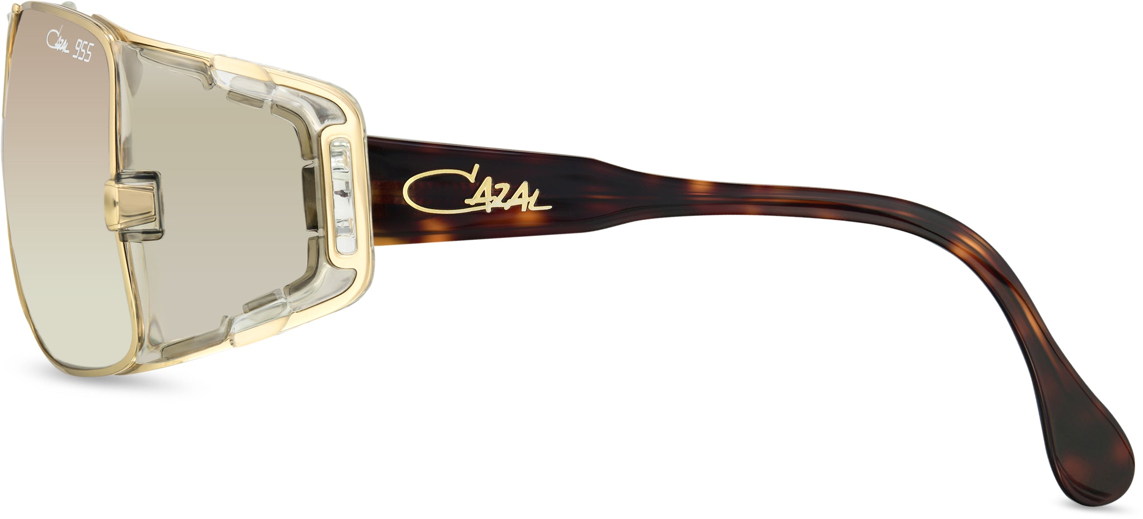 Cazal Legends 955 Sonnenbrille Gold, Seitenansicht