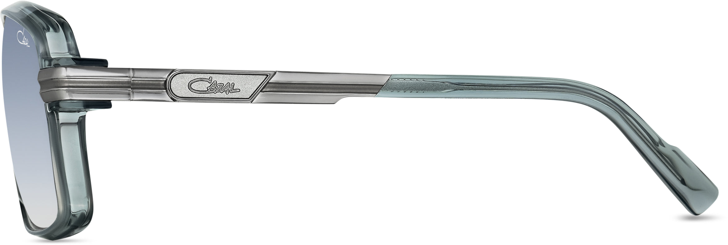 Cazal 6032/3 Sonnenbrille Grau-Gunmetal, Seitenansicht