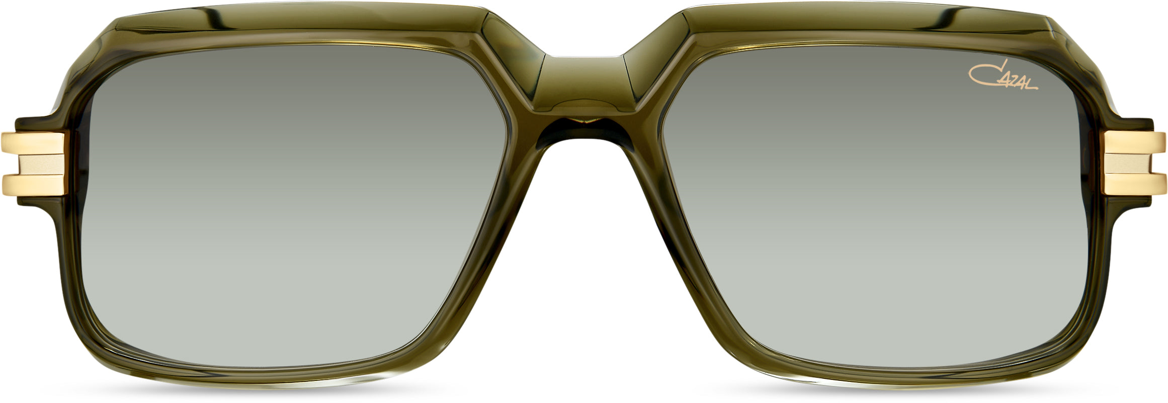 Cazal 6037/3 Sonnenbrille Khaki-Gold