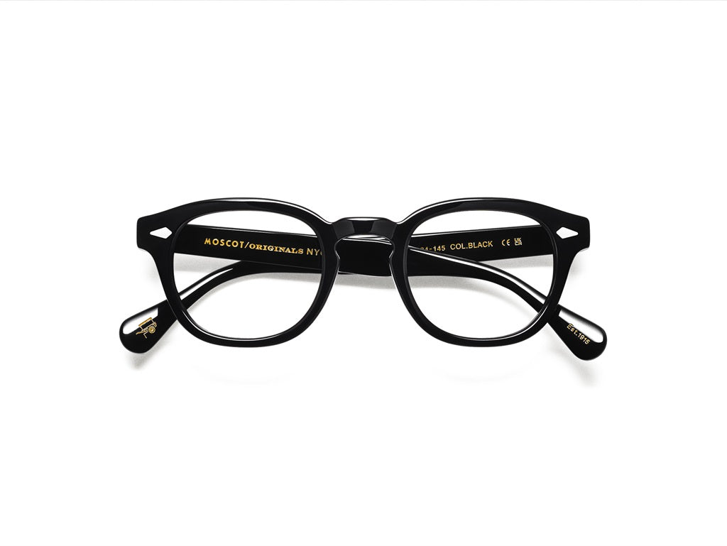 Moscot Lemtosh Brille, Frontansicht Schwarz