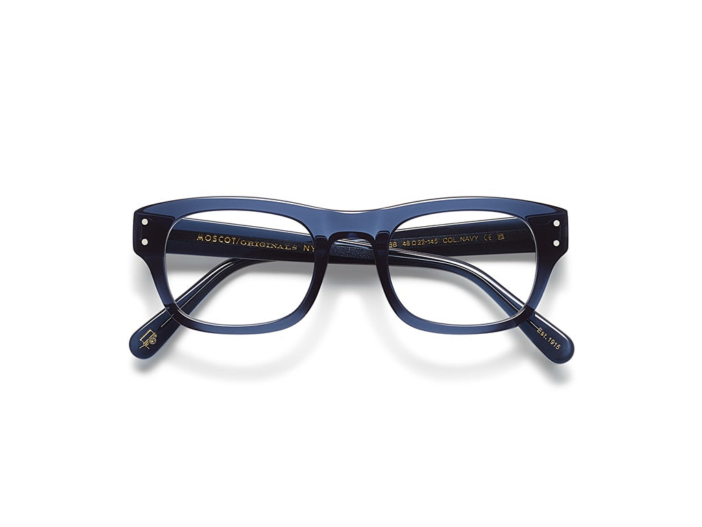 Moscot Nebb Brille, Frontansicht Navy