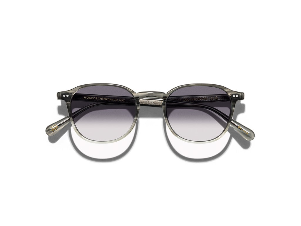 Moscot Arthur Sun Sonnenbrille, Frontansicht Charcoal