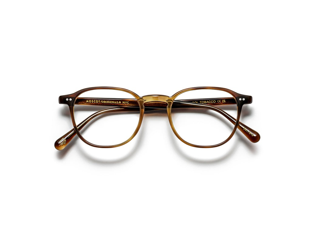 Moscot Arthur Brille, Frontansicht Tobacco