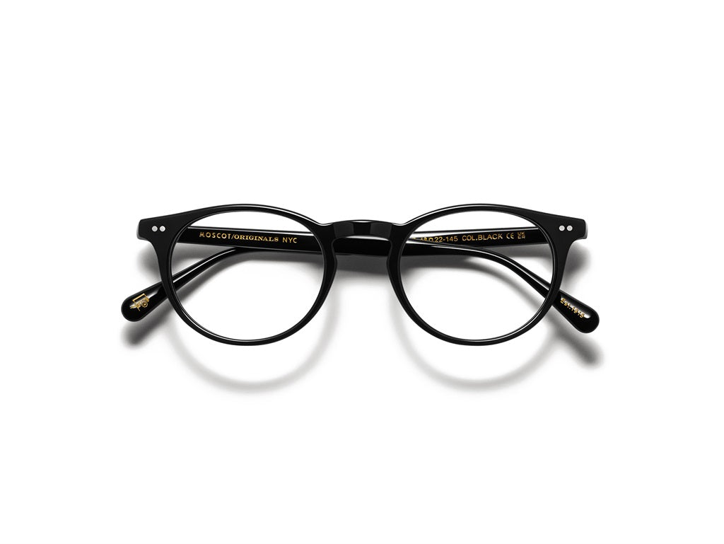 Moscot Frankie Brille, Frontansicht Schwarz