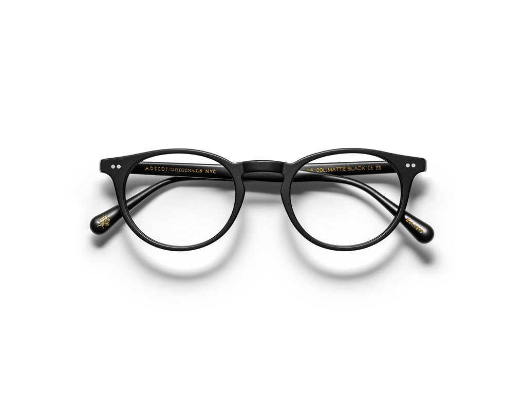 Moscot Frankie Brille, Frontansicht Matte Black