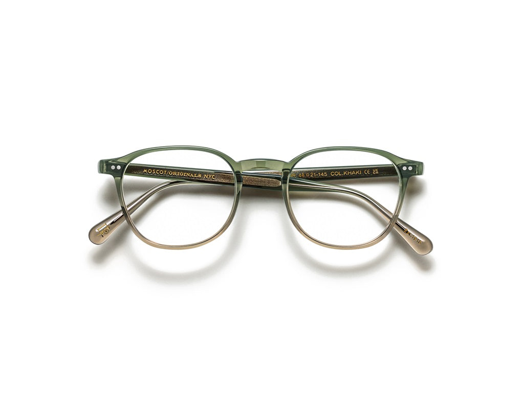 Moscot Arthur Brille, Frontansicht Khaki