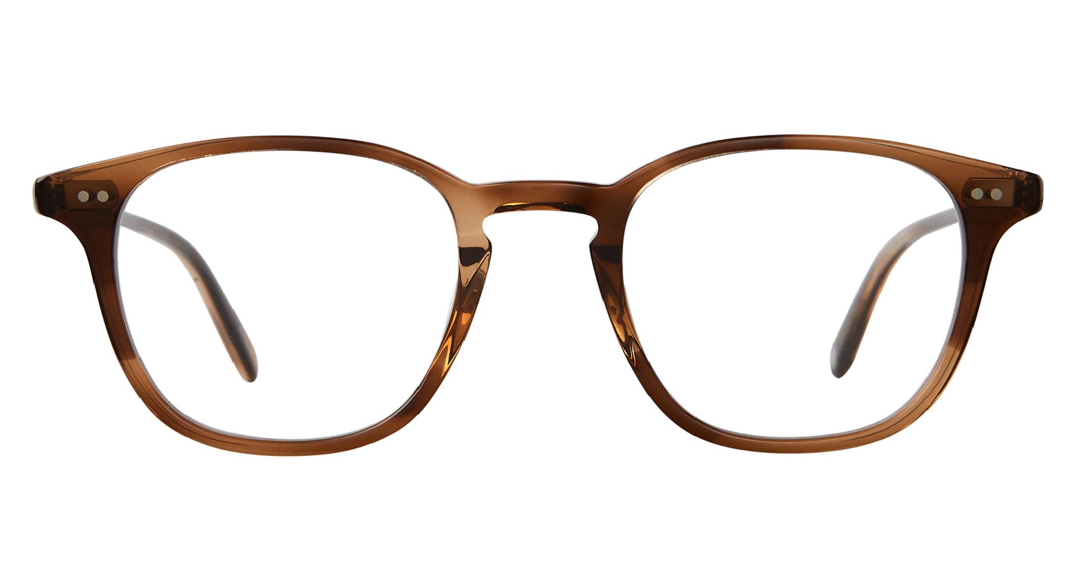 Garrett Leight Clark Brille, Frontansicht Khaki (KHT)