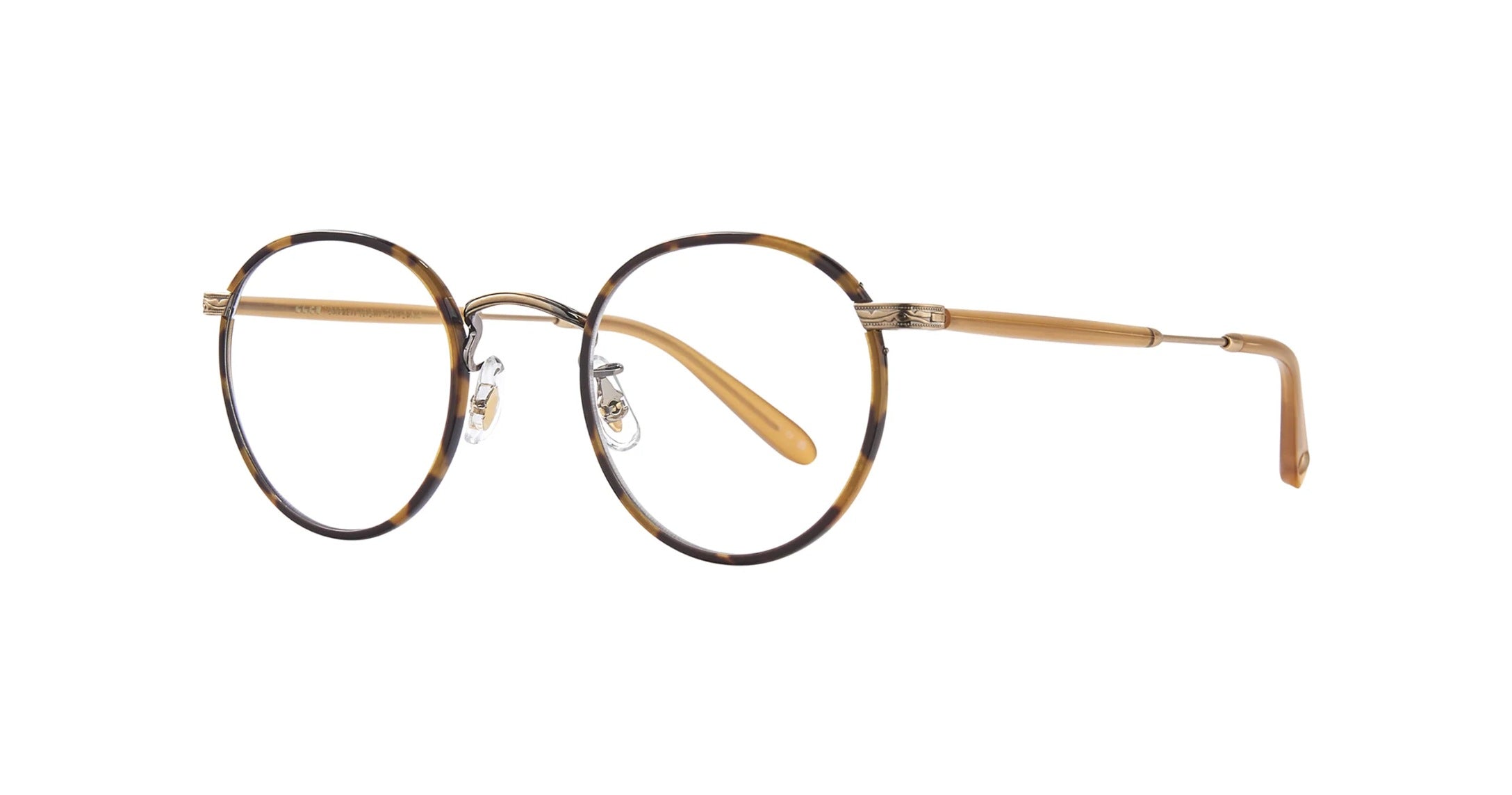 Garrett Leight Wilson Brille, Schrägansicht Tortoise