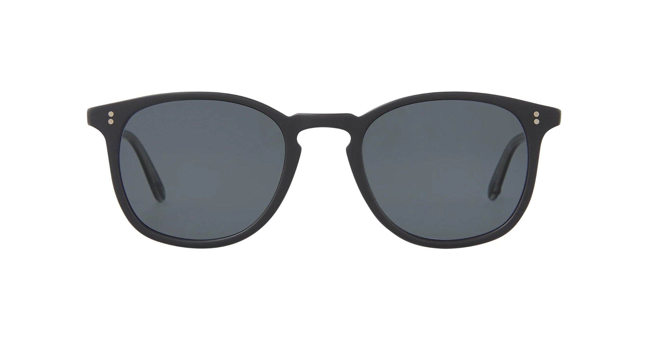 Garrett Leight Kinney Sun Sonnenbrille, Frontansicht Matt Schwarz