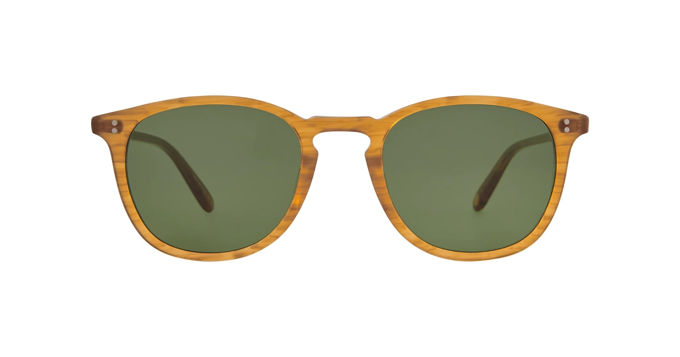 Garrett Leight Kinney Sun Sonnenbrille, Frontansicht Butterscotch
