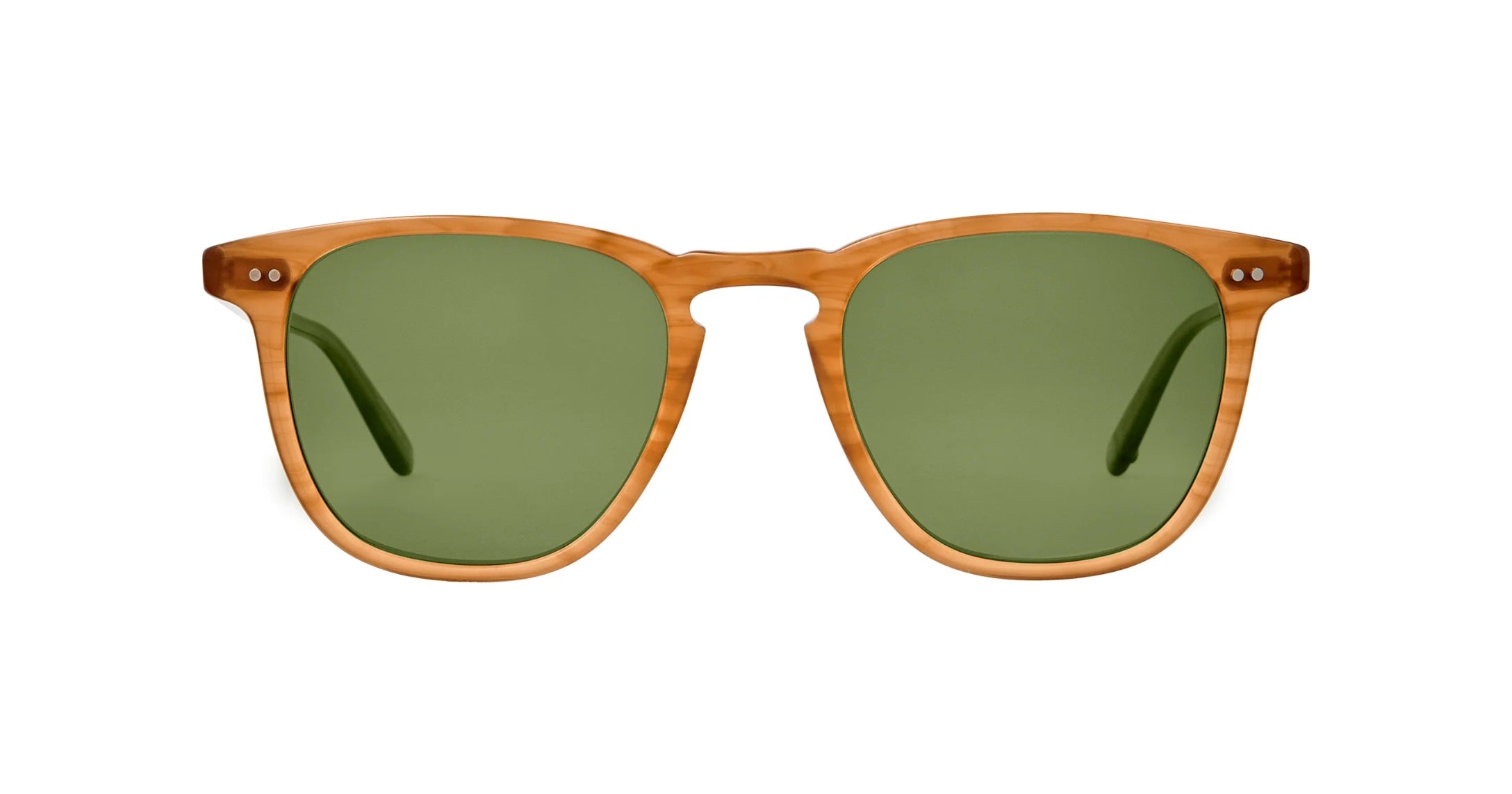 Garrett Leight Brooks Sun Sonnenbrille, Frontansicht Butterscotch