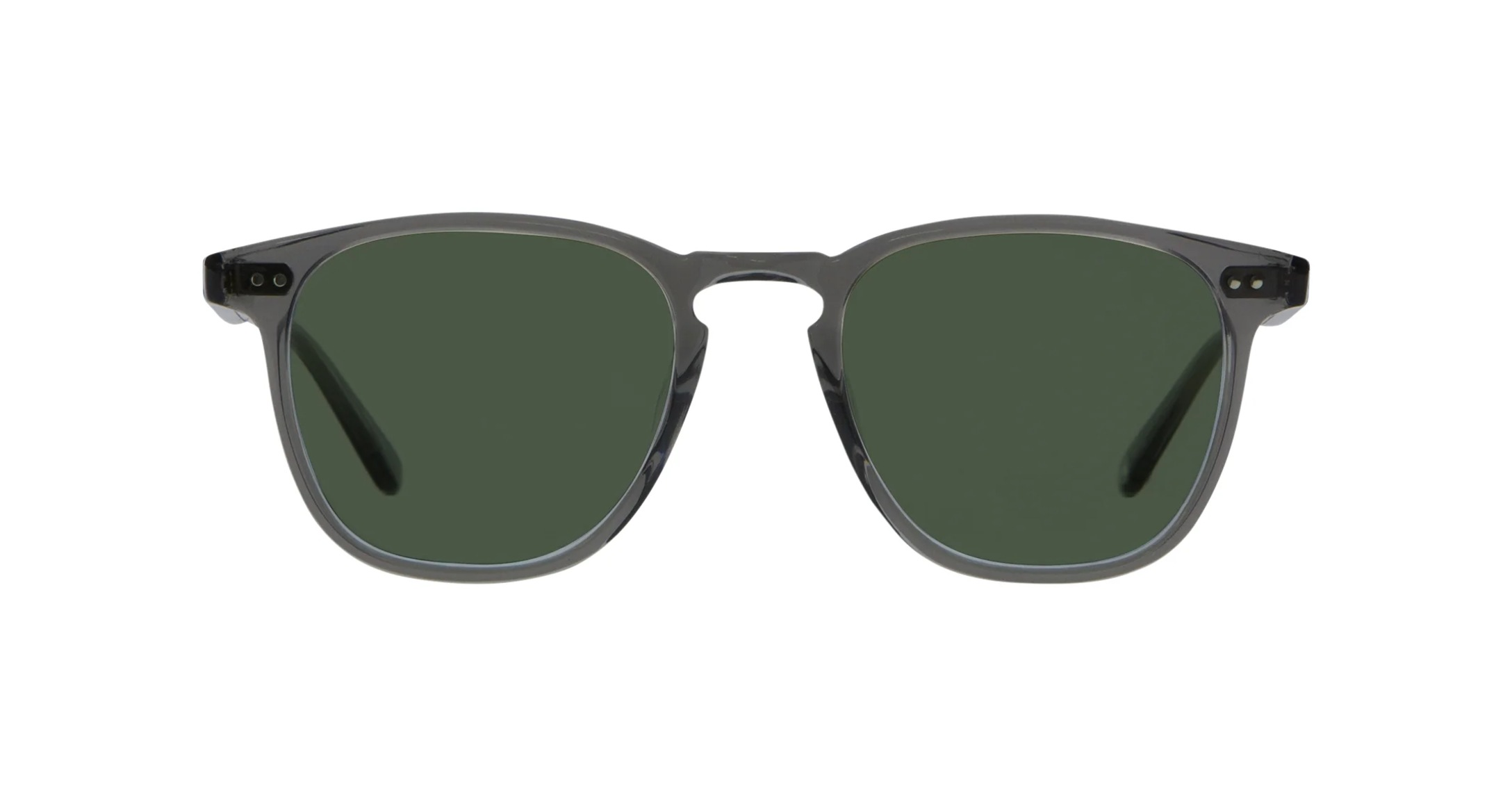 Garrett Leight Brooks Sun Sonnenbrille, Frontansicht Grau