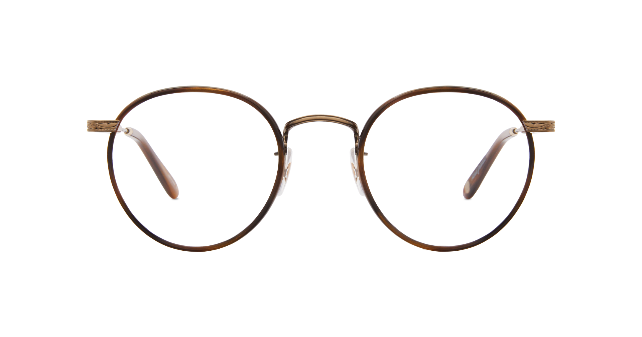 Garrett Leight Wilson Brille, Frontansicht Blonde/Gold