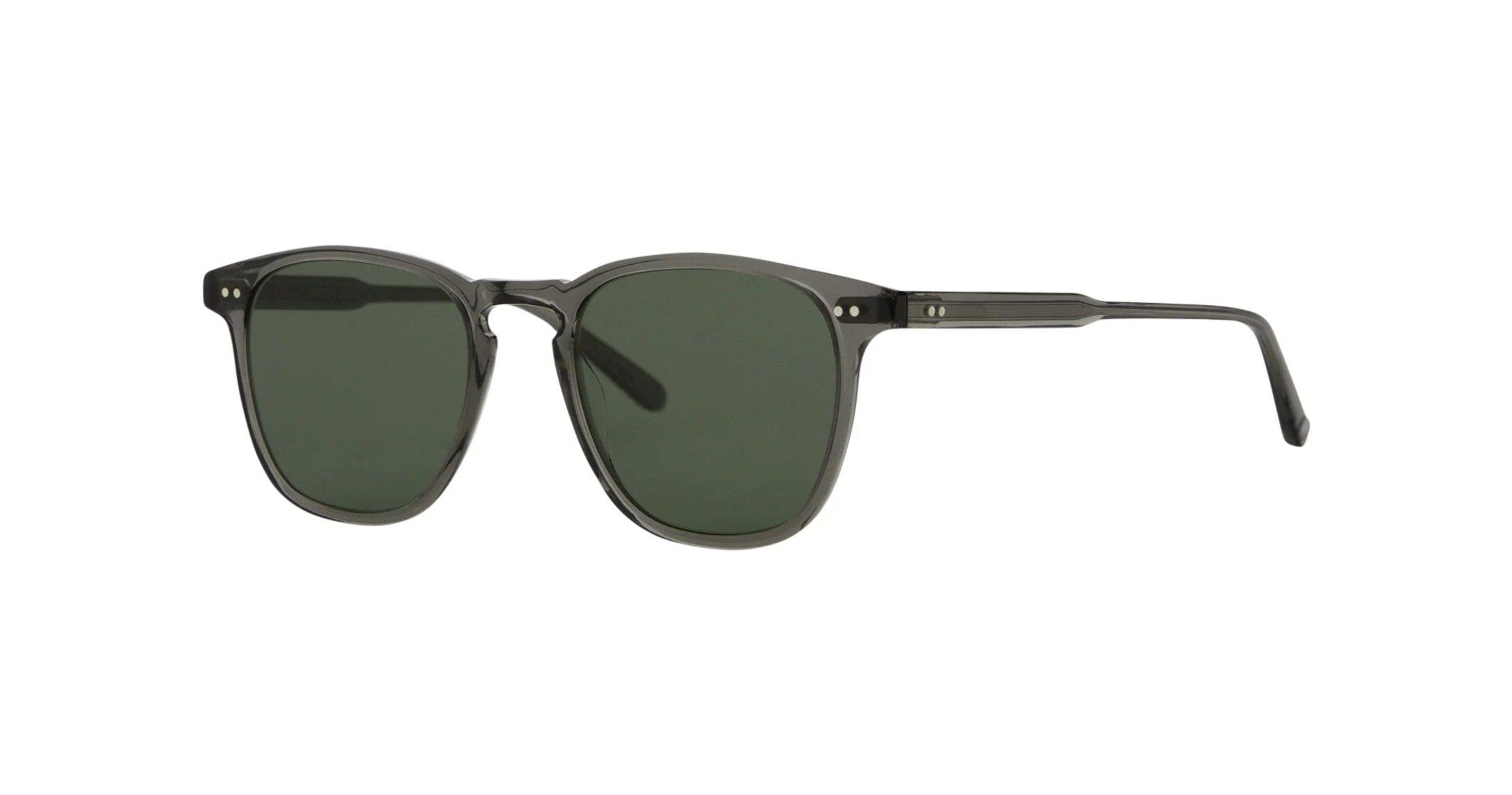 Garrett Leight Brooks Sun Sonnenbrille, Schrägansicht Grau