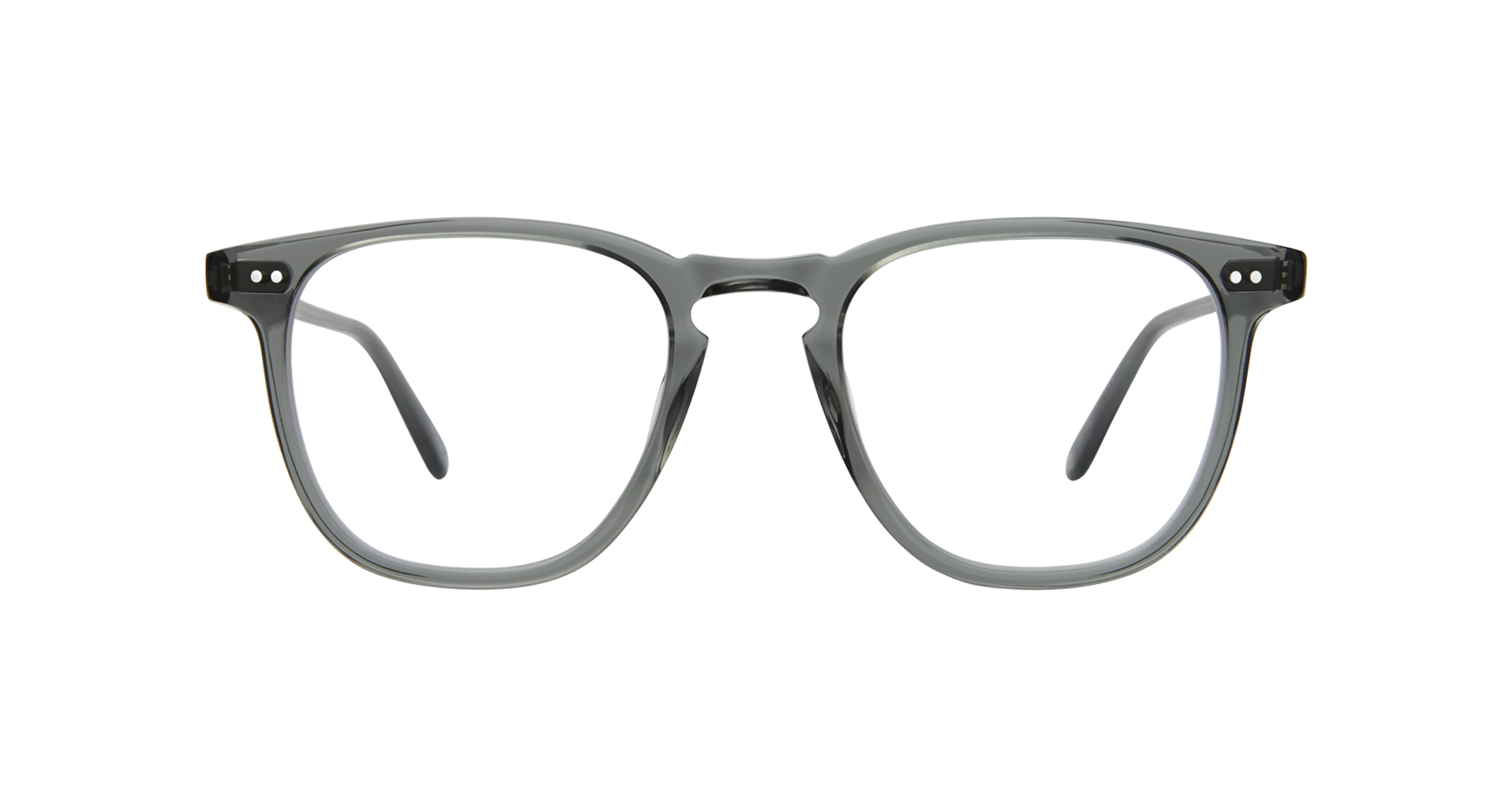 Garrett Leight Brooks Brille, Frontansicht Sea Grey