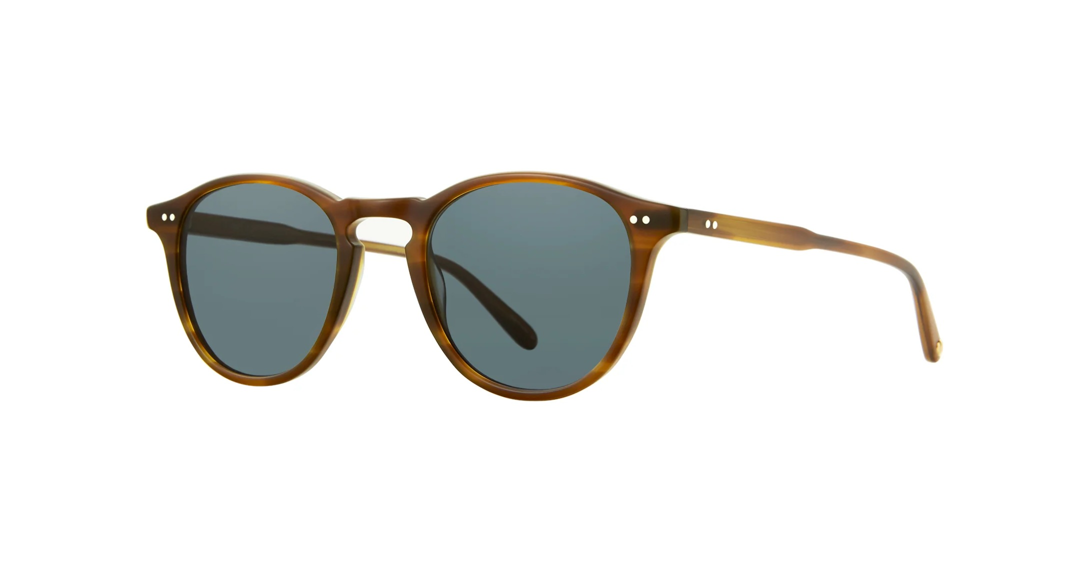 Garrett Leight Hampton Sun Sonnenbrille, Schrägansicht Matte Tortoise
