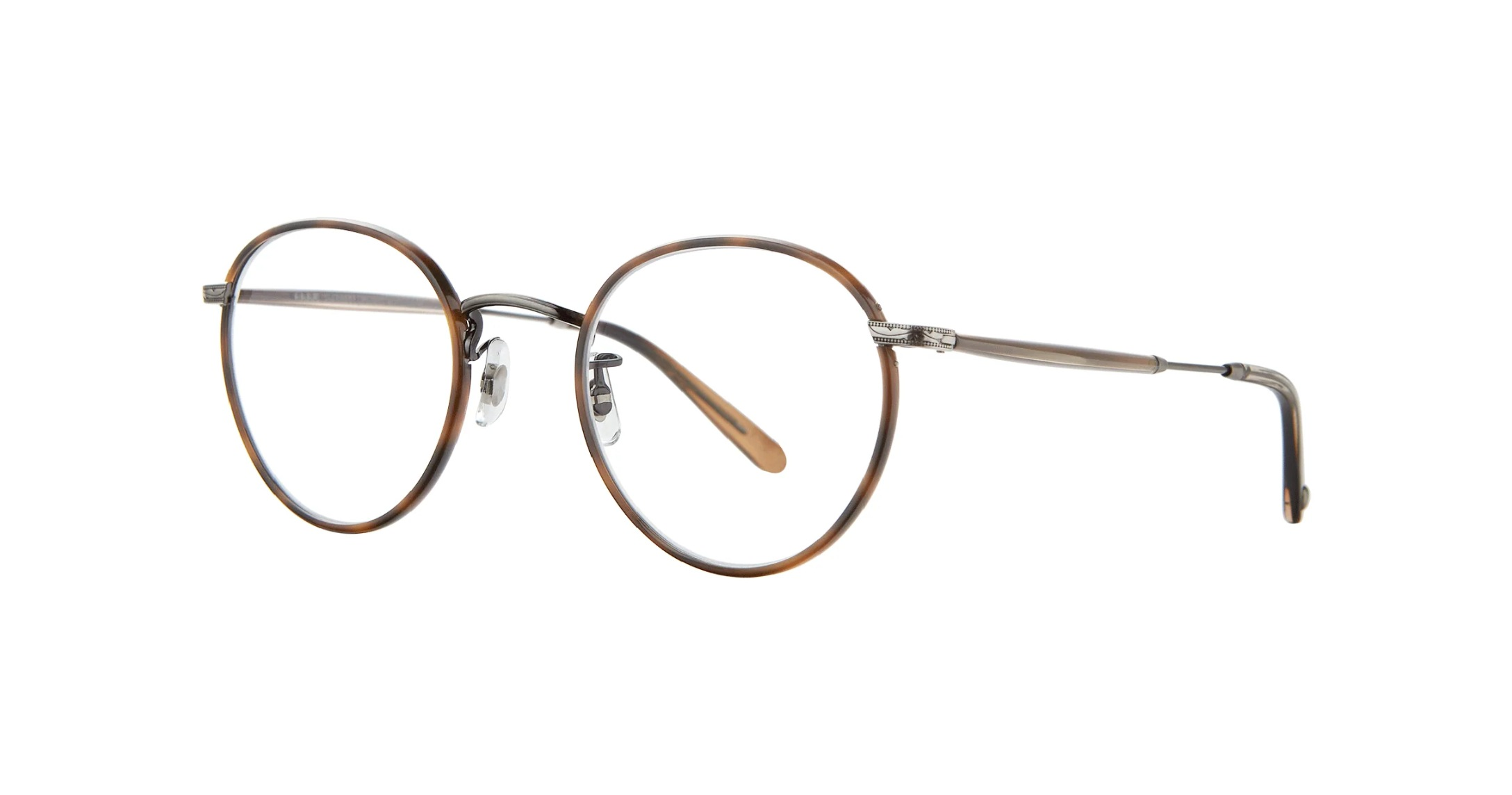 Garrett Leight Wilson Brille, Schrägansicht Pewter