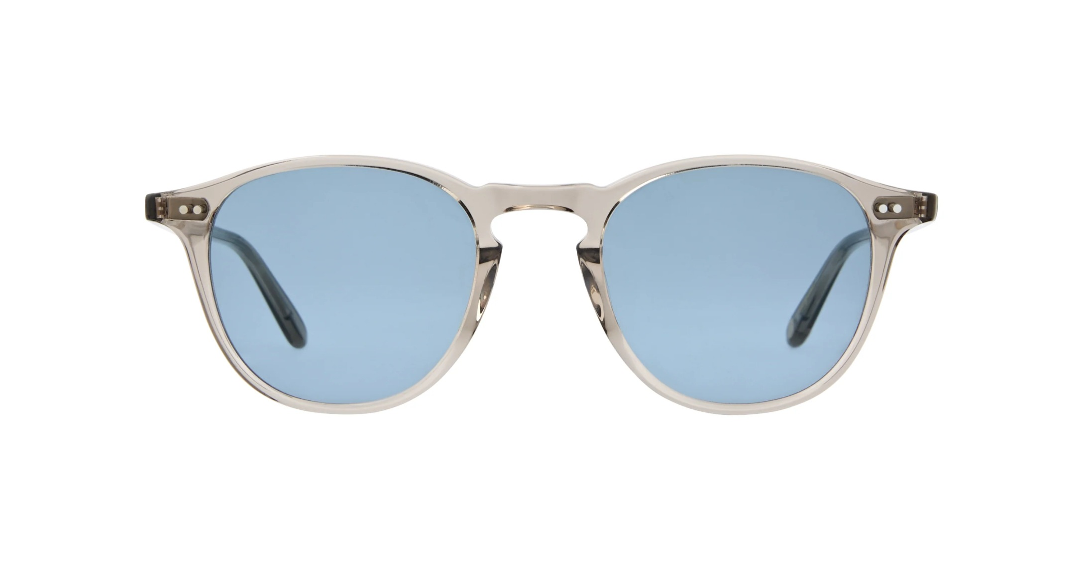 Garrett Leight Hampton Sun Sonnenbrille, Frontansicht Clay Crystal