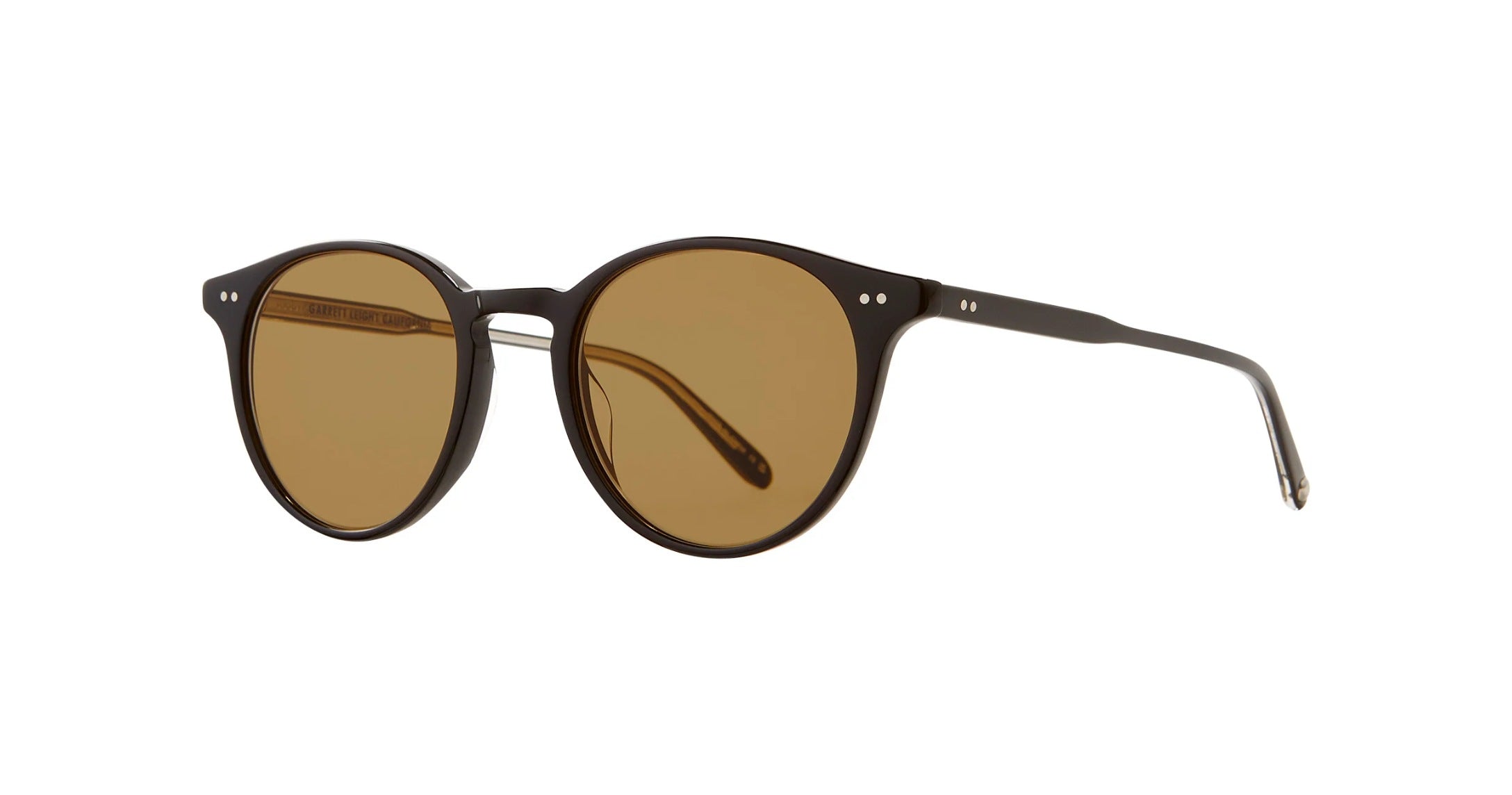 Garrett Leight Clune Sun Sonnenbrille, Schrägansicht Black