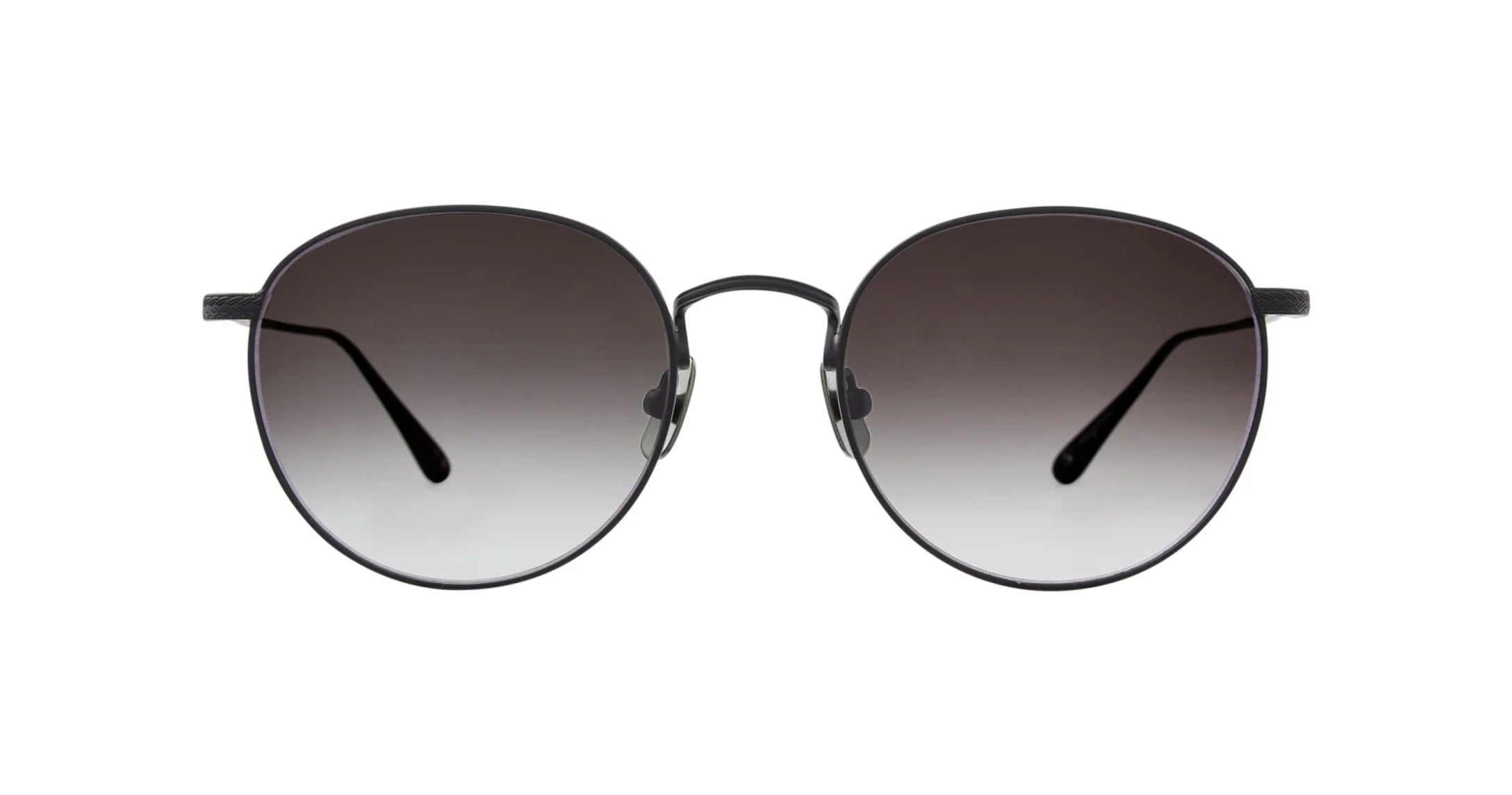 Garrett Leight Morningside M Sun Sonnenbrille, Frontansicht Black