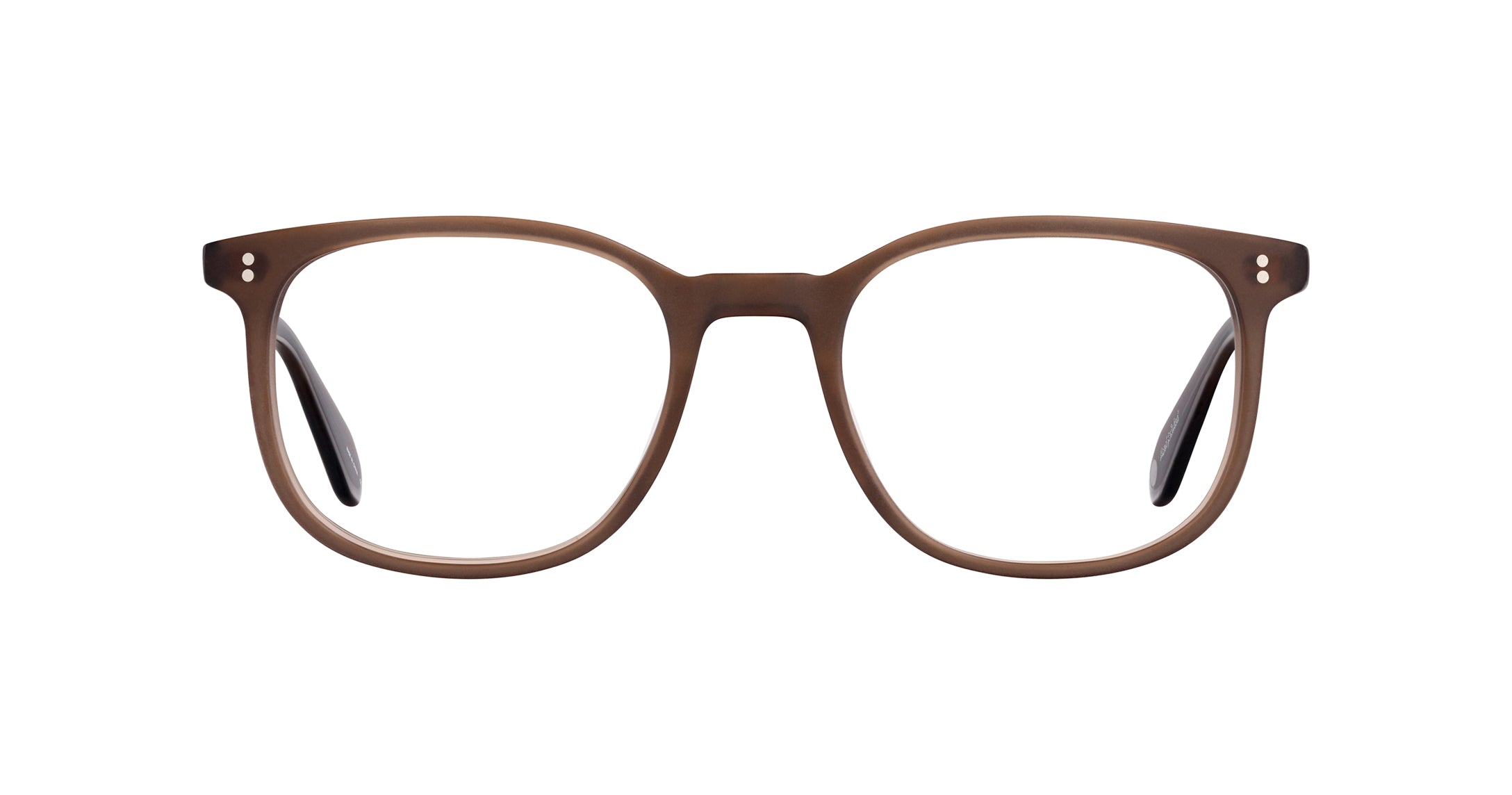 Garrett Leight Bentley Brille, Frontansicht Matt Espresso