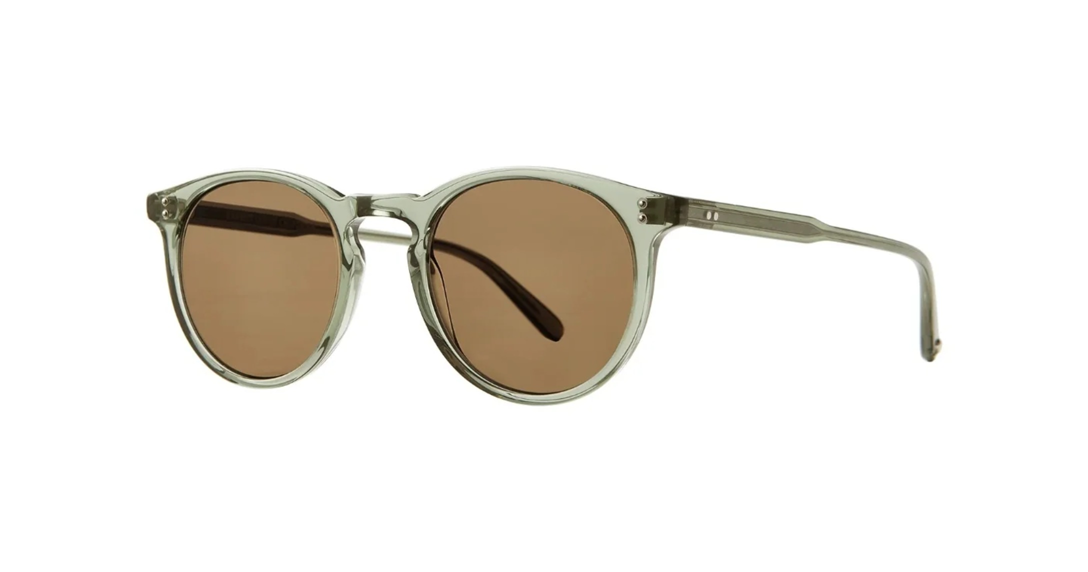 Garrett Leight Carlton Sun Sonnenbrille, Schrägansicht Juniper