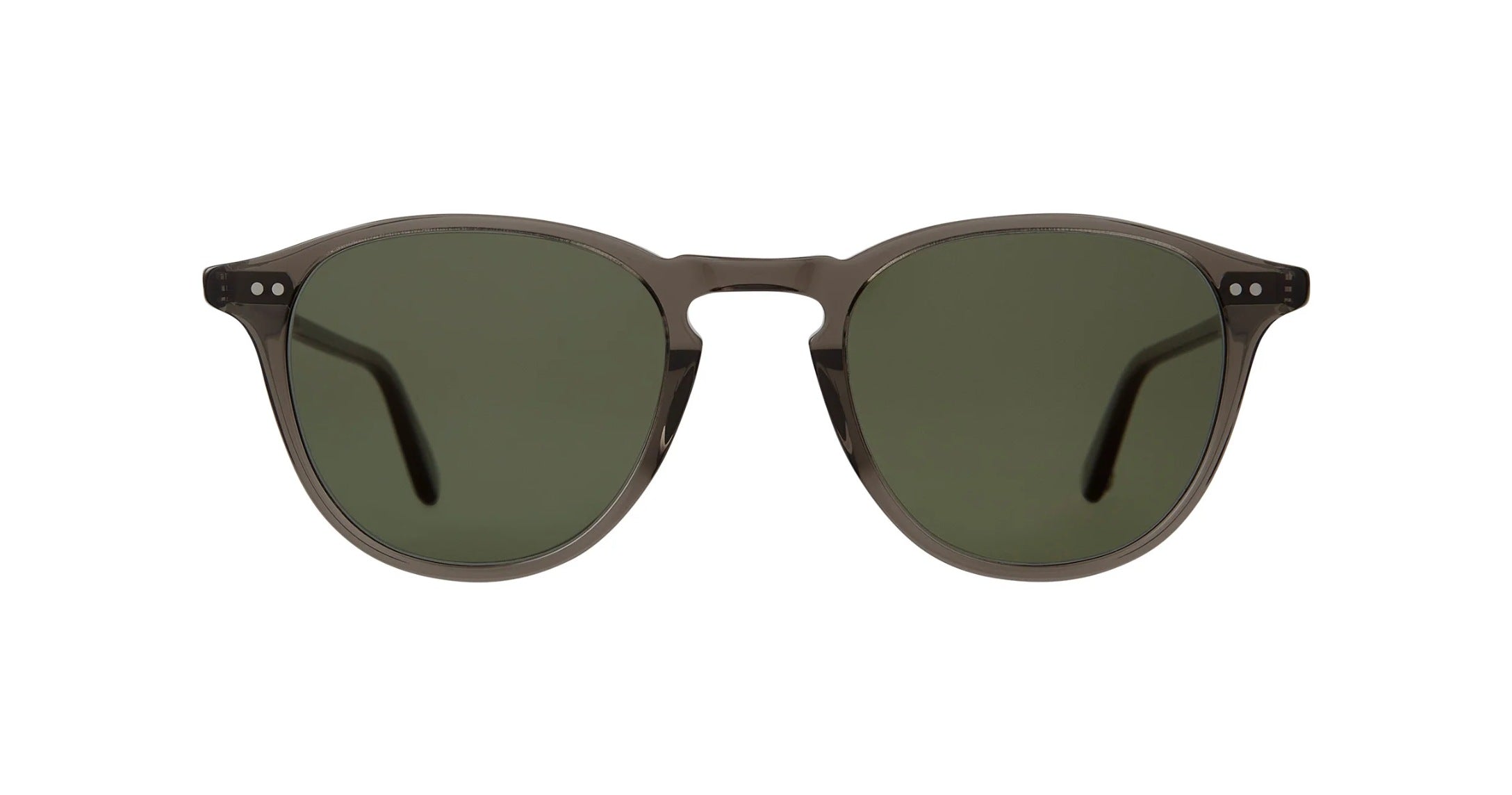 Garrett Leight Hampton Sun Sonnenbrille, Frontansicht Black Glass