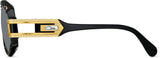 Cazal Legends 163/3 Sonnenbrille, Seitenansicht Schwarz-Gold (001)