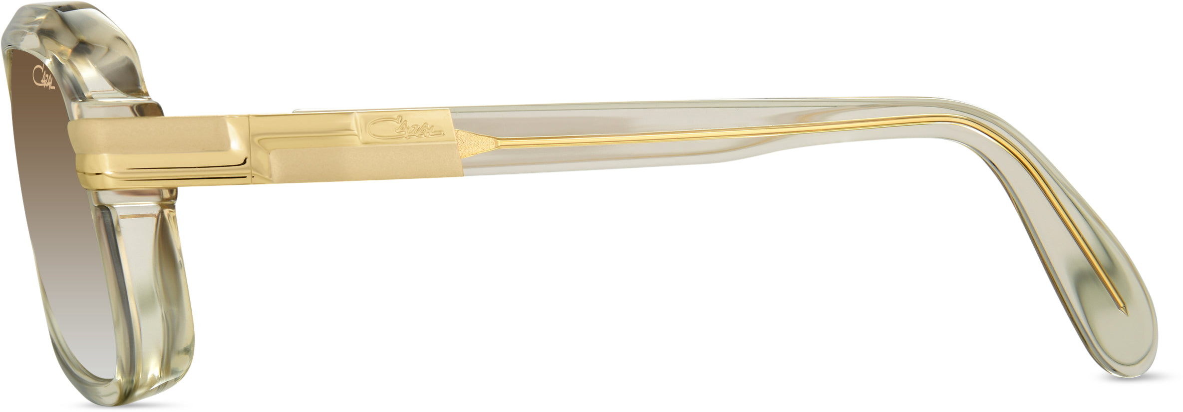 Cazal Legends 607/3 Sonnenbrille, Seitenansicht Greige-Transparent (009)