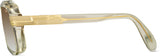 Cazal Legends 607/3 Sonnenbrille, Seitenansicht Greige-Transparent (009)