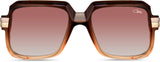 Cazal Legends 607/3 Sonnenbrille, Frontansicht Orange-Roségold (019)