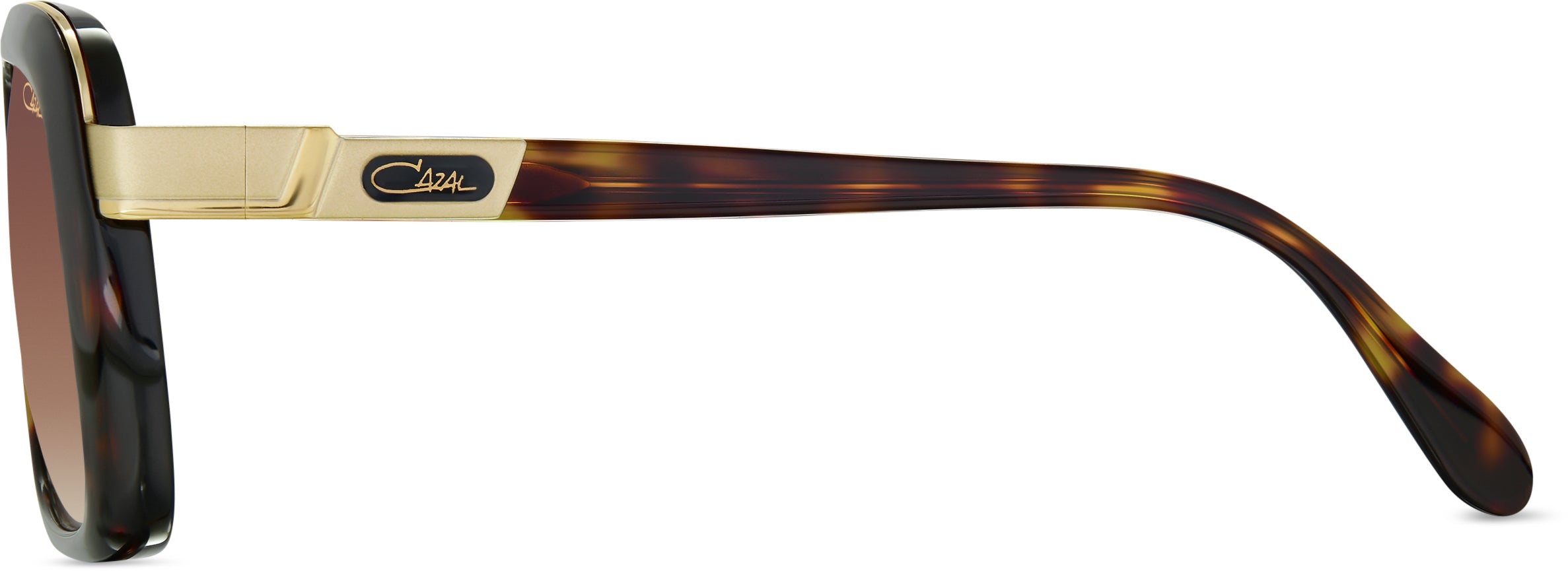 Cazal Legends 616/3 Sonnenbrille Havanna-Gold, Seitenansicht