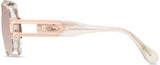 Cazal Legends 623/3 Sonnenbrille, Seitenansicht Rosa-Roségold (002)