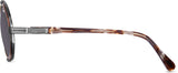 Cazal Legends 644 Sonnenbrille Havanna-Gunmetal, Seitenansicht