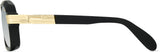 Cazal Legends 663 Sonnenbrille, Seitenansicht Schwarz (001)