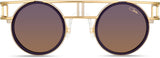 Cazal Legends 668 Sonnenbrille, Frontansicht Gold-Violett (003)
