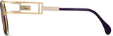 Cazal Legends 668 Sonnenbrille, Seitenansicht Gold-Violett (003)