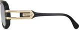 Cazal Legends 675 Sonnenbrille Schwarz-Gold, Seitenansicht