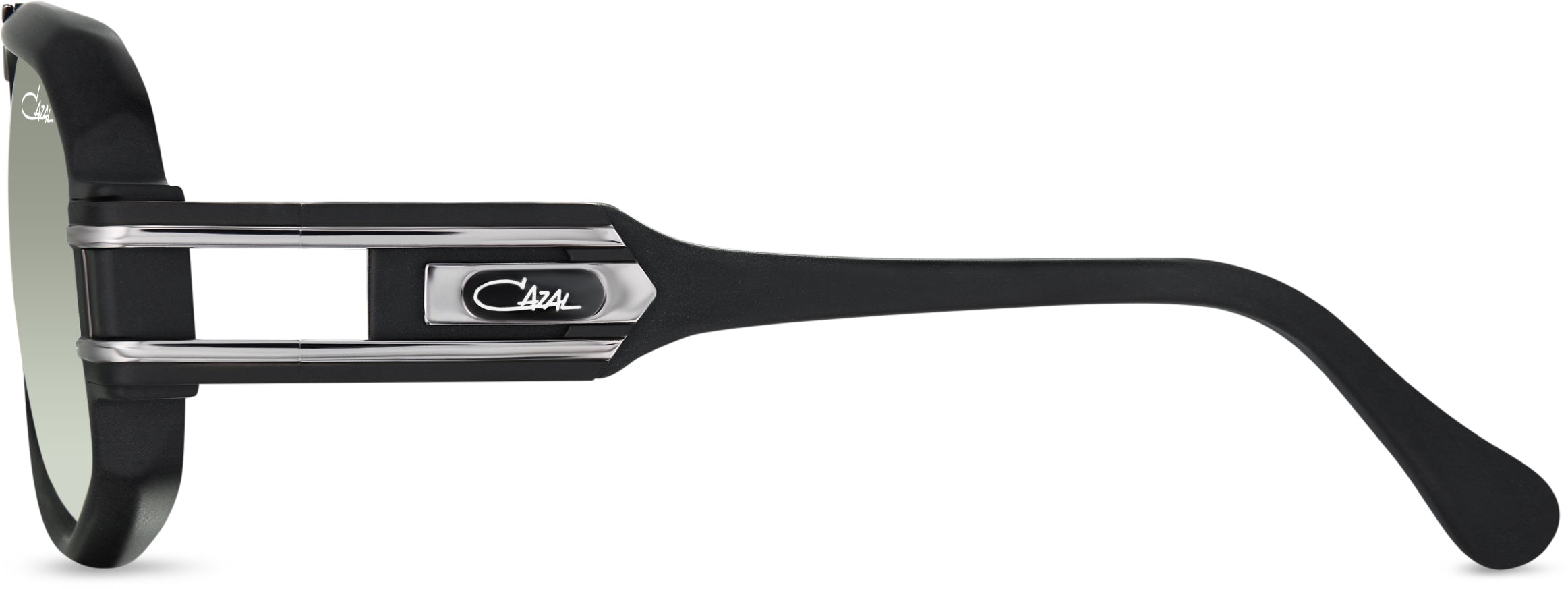 Cazal Legends 675 Sonnenbrille Schwarz-Gunmetal, Seitenansicht