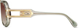 Cazal Legends 675 Sonnenbrille Braun-Gold, Seitenansicht