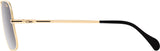 Cazal Legends 725/3 Sonnenbrille, Seitenansicht Gold (001)