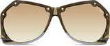 Cazal Legends 860 Sonnenbrille Braun-Kieselgrau