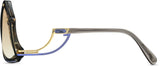 Cazal Legends 860 Sonnenbrille Braun-Kieselgrau, Seitenansicht