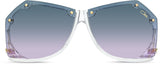 Cazal Legends 860 Sonnenbrille Kristall-Weiß