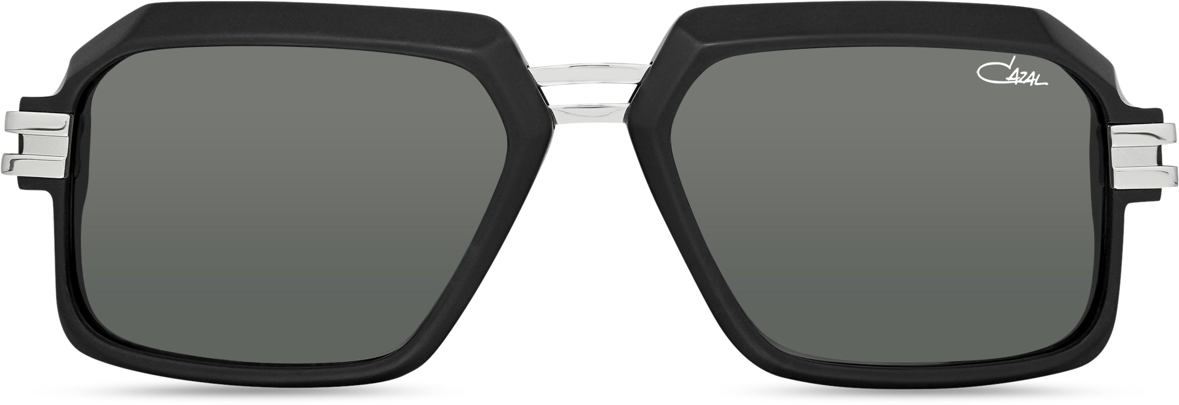 Cazal 6004/3 Sonnenbrille Schwarz Matt Silber