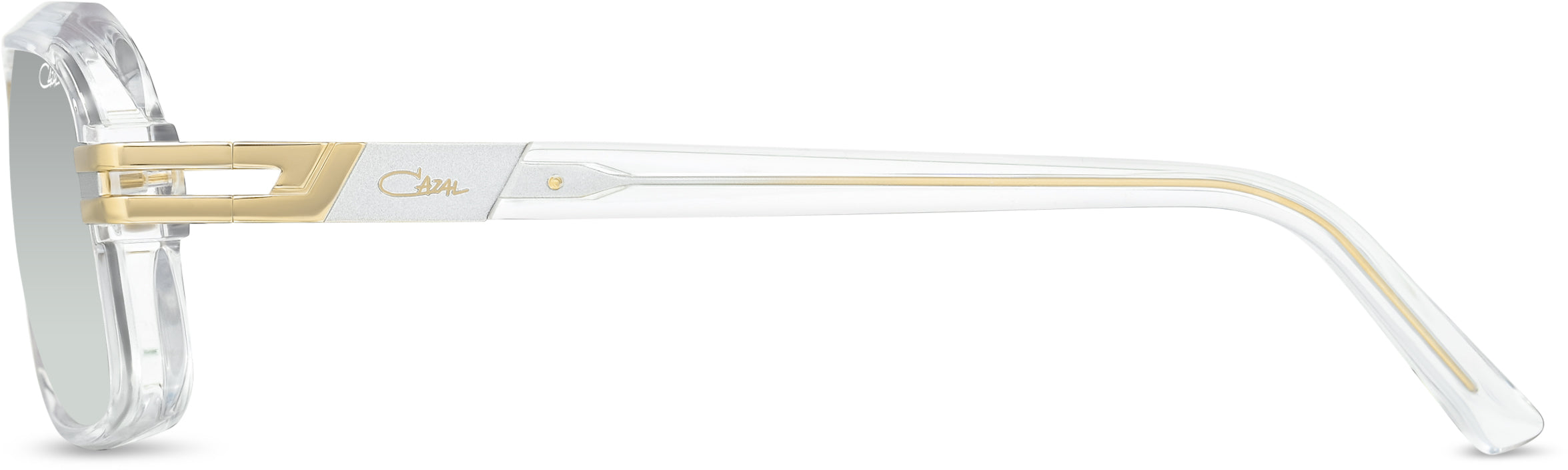 Cazal 6004/3 Sonnenbrille Crystal Grau, Seitenansicht