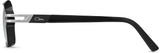 Cazal 6004/3 Sonnenbrille Schwarz Silber, Seitenansicht